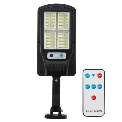 Вуличний настінний світильник Solar Light BK-4-320SMD з пультом ДУ та сонячною батареєю LED ліхтар Вуличний настінний світильник Solar Light BK-4-320SMD з пультом ДУ та сонячною батареєю LED ліхтар
