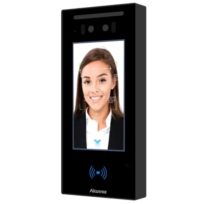 IP-панель вызова Akuvox E16C с биометрическим терминалом распознавания лиц (в маске)