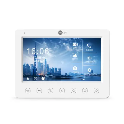 Комплект відеодомофона Neolight NeoKIT FHD Pro Silver: відеодомофон 7 Комплект відеодомофона Neolight NeoKIT FHD Pro Silver: відеодомофон 7