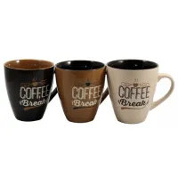 Набор кружок 540 мл Interos Coffee Break 6 шт KW 121 (81143) Набор кружок 540 мл Interos Coffee Break 6 шт KW 121 (81143)