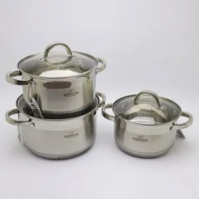 Набор кастрюль Bohmann BH-0715 (6 предметов) Набор кастрюль Bohmann BH-0715 (6 предметов)
