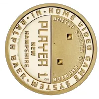 США 1 доллар 2021 Инновации, Нью-Гемпшир, Компьютерные игры (hub_177juo)