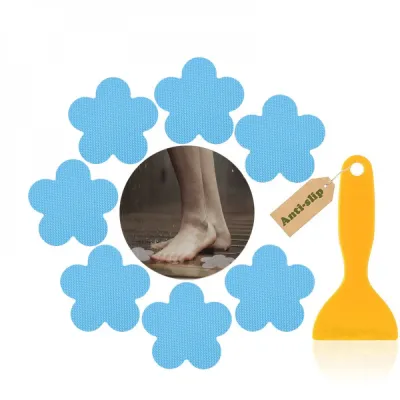 Мини коврики для ванной противоскользящие Xinfugu AST-018 8.5х8.5 cm 12 шт. Голубой Мини коврики для ванной противоскользящие Xinfugu AST-018 8.5х8.5 cm 12 шт. Голубой