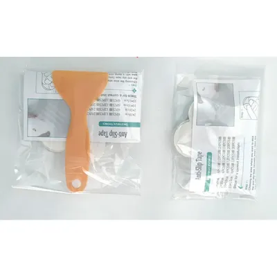Мини коврики для ванной противоскользящие Xinfugu AST-018 8.5х8.5 cm 12 шт. Белый