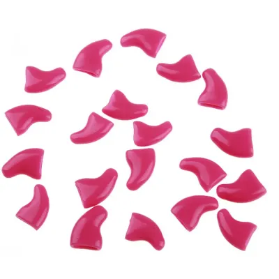 Накладки на когти кошки или собаки Nail Caps XS котятам в возрасте от 4-х месяцев весом до 2 кг Малиновый