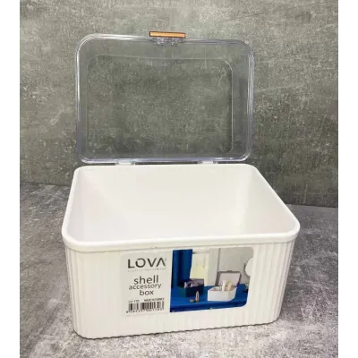 Органайзер Lova plastik із кришкою пудровий LV-170