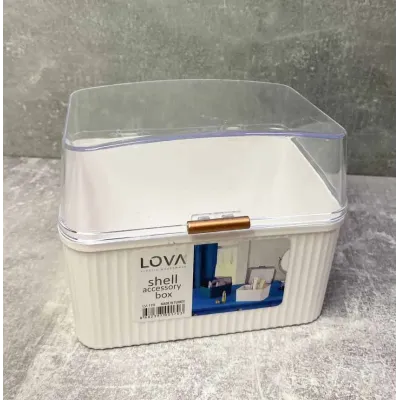 Органайзер Lova plastik із кришкою пудровий LV-170