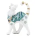 Фігурка інтер'єрна White cat 23 см ArtDeco AL117948 Фігурка інтер'єрна White cat 23 см ArtDeco AL117948