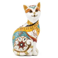 Фігурка інтер'єрна Ethno cat 25 см ArtDeco AL117950 Фігурка інтер'єрна Ethno cat 25 см ArtDeco AL117950