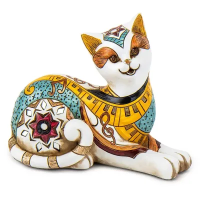 Фігурка інтер'єрна Ethno cat 15 см ArtDeco AL117951