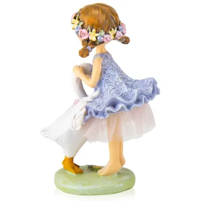 Фігурка інтер'єрна Princess with a swan 17.5 см Lefard AL117964