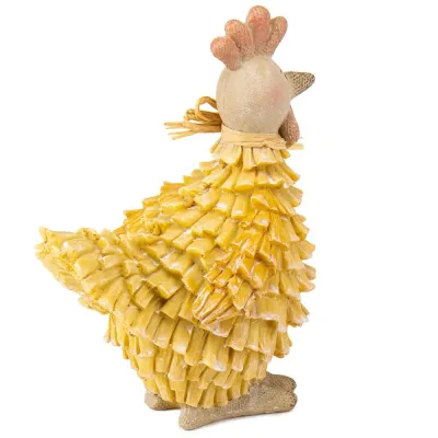 Фігурка інтер'єрна Yellow hen 17 см Lefard AL117974 Фігурка інтер'єрна Yellow hen 17 см Lefard AL117974