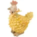 Фігурка інтер'єрна Yellow hen 17 см Lefard AL117974