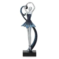 Фігурка інтер'єрна Swan lake 32 см ArtDeco AL117984 Фігурка інтер'єрна Swan lake 32 см ArtDeco AL117984