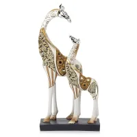 Фігурка інтер'єрна Giraffe family 38 см ArtDeco AL117990