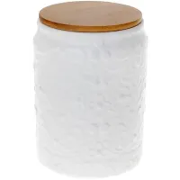 Банка с бамбуковой крышкой 1.1л Kerioppo White Bona DP118076