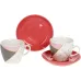 Кофейный сервиз на 2 персоны 240мл Marble Bona DP118086