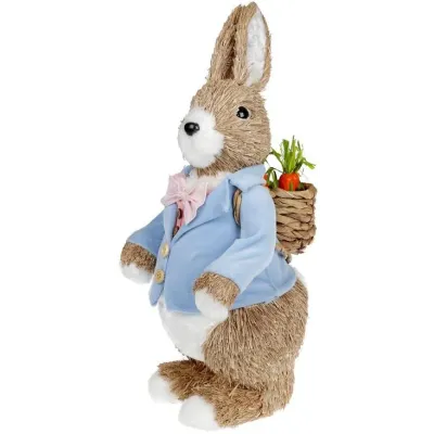 Фігурка інтер'єрна Bunny with a basket 24x22x40 см Bona DP118200
