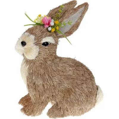 Фигурка интерьерная Rabbit with Flowers 21x13x31 см Bona DP118206