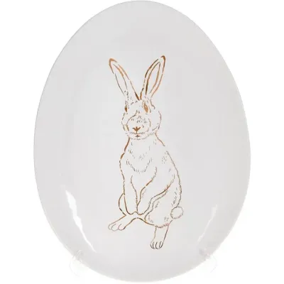 Блюдо в наборе 27х20х2см White-Gold Bunny Bona DP118447