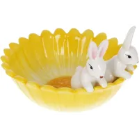 Пиала диаметр 21см Yellow Cute Bunnies Bona DP118451