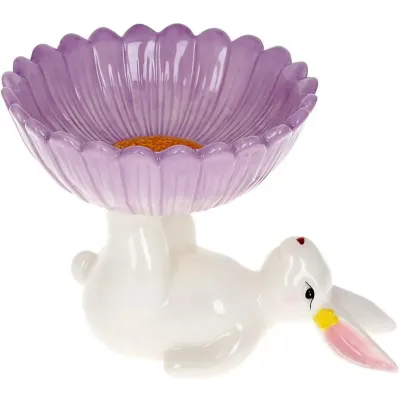 Конфетница 20х15х14см Violet Cute Rabbit Bona DP118462