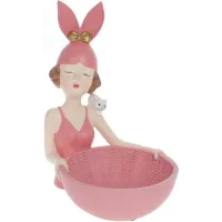 Подставка для бижутерии 17х19х23см Pink Девочка-Зайка Bona DP118502