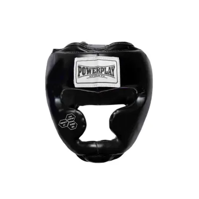 Боксерський шолом тренувальний PowerPlay 3043 чорний XS
