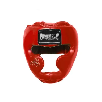 Боксерський шолом тренувальний PowerPlay 3043 червоний XS