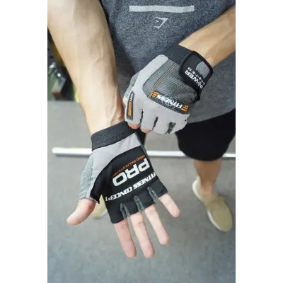 Перчатки для фитнеса и тяжелой атлетики Power System Fitness PS-2300 Grey/White L Перчатки для фитнеса и тяжелой атлетики Power System Fitness PS-2300 Grey/White L