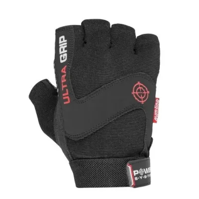 Рукавички для фітнесу та важкої атлетики Power System Ultra Grip PS-2400 Black L Рукавички для фітнесу та важкої атлетики Power System Ultra Grip PS-2400 Black L