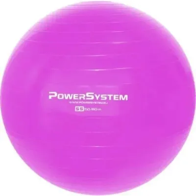 Мяч для фитнеса и гимнастики Power System PS-4011 55cm Pink Мяч для фитнеса и гимнастики Power System PS-4011 55cm Pink