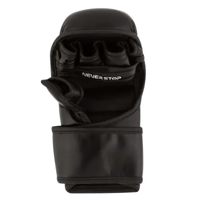 Рукавички для MMA PowerPlay 3026 Чорні XL Рукавички для MMA PowerPlay 3026 Чорні XL