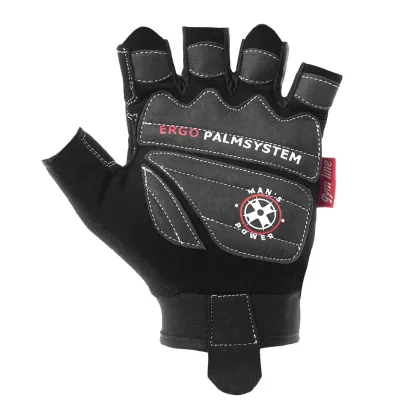 Рукавички для фітнесу та важкої атлетики Power System Man's Power PS-2580 Black/Grey XL Рукавички для фітнесу та важкої атлетики Power System Man's Power PS-2580 Black/Grey XL