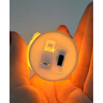 Свічка No Brand з Led підсвічуванням 4,7x3,7 Білий (DN32927)
