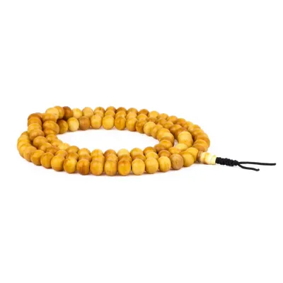 Чотки тибетські з кістки яка Kailash 108 намистин Діаметр 12 мм Колір слонового бивня (14586) Чотки тибетські з кістки яка Kailash 108 намистин Діаметр 12 мм Колір слонового бивня (14586)