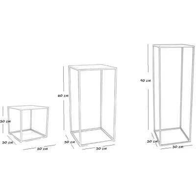 Набор Консолей GoodsMetall в стиле Лофт К1740 Набор Консолей GoodsMetall в стиле Лофт К1740
