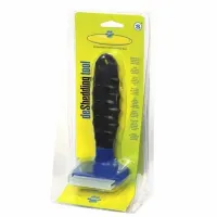 Фурмінатор щітка для вичісування грумінгу собак котів No Brand 4.5 см Чорний (hub_ht3jeb)