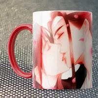 Чашка Fan Girl Яой Поцілунок - Yaoi (15851) 330 мл Червоний