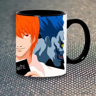 Чашка Fan Girl Зошит Смерті Death Note (5619) 330 мл Чорний