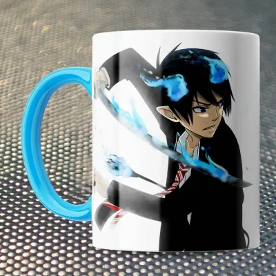 Чашка Fan Girl Рін Синій екзорцист - Blue Exorcist (15847) 330 мл Блакитний