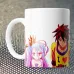 Чашка Fan Girl Пустые Нет игры - нет жизни - No Game No Life (15838) 330 мл Белый