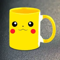 Чашка Fan Girl Пікачу Pikachu Покемони (7104) 330 мл Жовтий Чашка Fan Girl Пікачу Pikachu Покемони (7104) 330 мл Жовтий