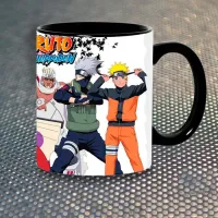 Чашка Fan Girl Наруто Naruto Shippuden (5624) 330 мл Чорний