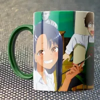 Чашка Fan Girl мішень Не знущайся з мене Нагаторо! - Don't Toy With Me Miss Nagatoro (15839) 330 мл Зелений