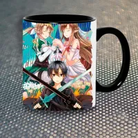 Чашка Fan Girl Майстри Меча Онлайн Sword Art Online (5638) 330 мл Чорний Чашка Fan Girl Майстри Меча Онлайн Sword Art Online (5638) 330 мл Чорний
