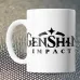 Чашка Fan Girl лого Геншин Імпакт - Genshin Impact (15731) 330 мл Білий