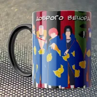 Чашка Fan Girl Клан Акацукі Akatsuki Naruto UA (15436) 330 мл Чорний Чашка Fan Girl Клан Акацукі Akatsuki Naruto UA (15436) 330 мл Чорний