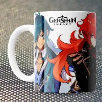 Чашка Fan Girl Кейя та Ділюк Геншин Імпакт - Genshin Impact (15729) 330 мл Білий Чашка Fan Girl Кейя та Ділюк Геншин Імпакт - Genshin Impact (15729) 330 мл Білий
