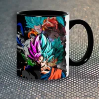 Чашка Fan Girl Перлини дракон Dragon Ball (5620) 330 мл Чорний